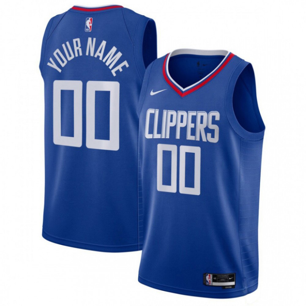 LA Clippers Youth Swingman Custom Jersey Royal - Icon Edition-Pro Kit Vault | Brand New 26/27 Sports Jerseys